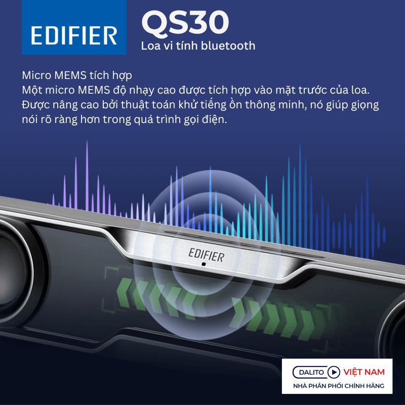 Loa Edifier QS30 Chất lượng cuộc gọi rõ nét