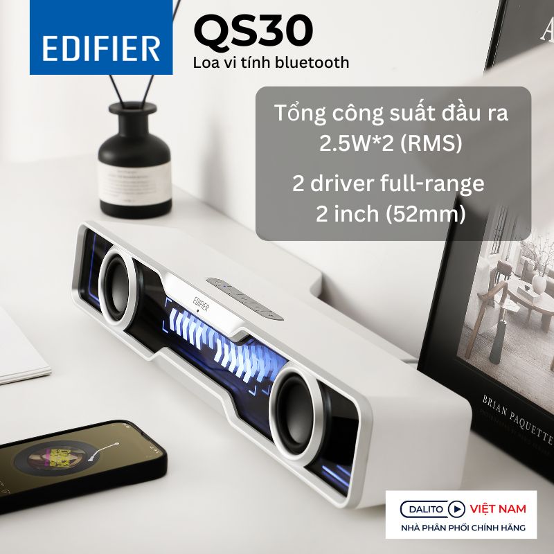 Loa EDIFIER QS30 Kiến trúc âm thanh thiết kế tối ưu