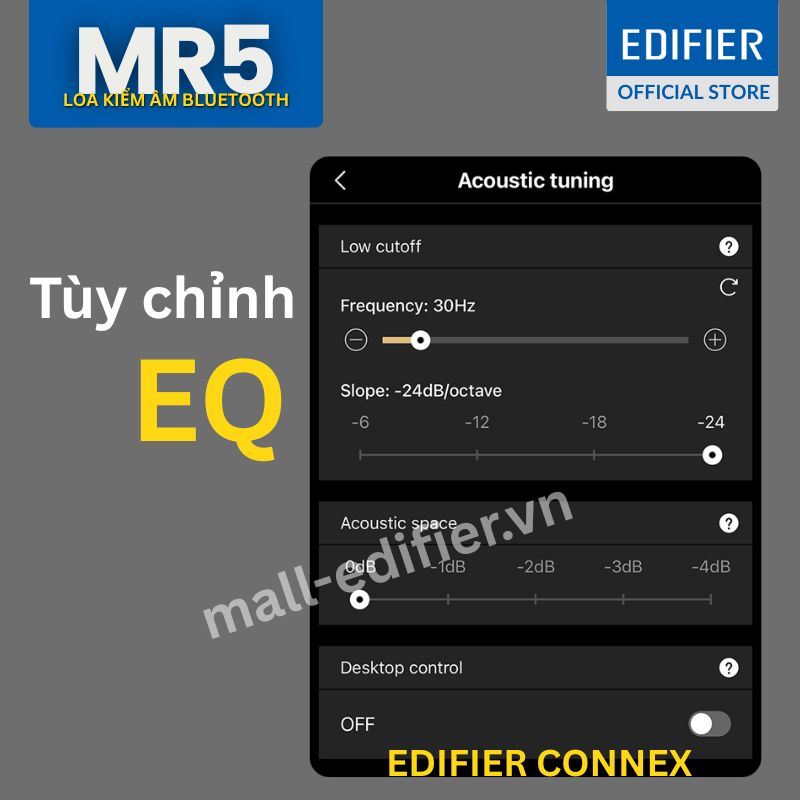 Loa Edifier MR5 – Tùy chỉnh âm thanh theo từng không gian