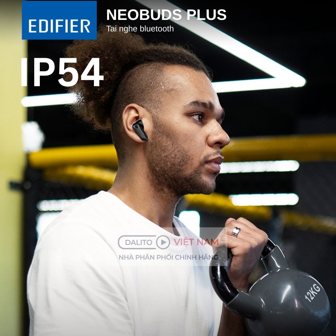 Tai nghe Edifier Neobuds Plus thoải mái tập gym, chạy bộ