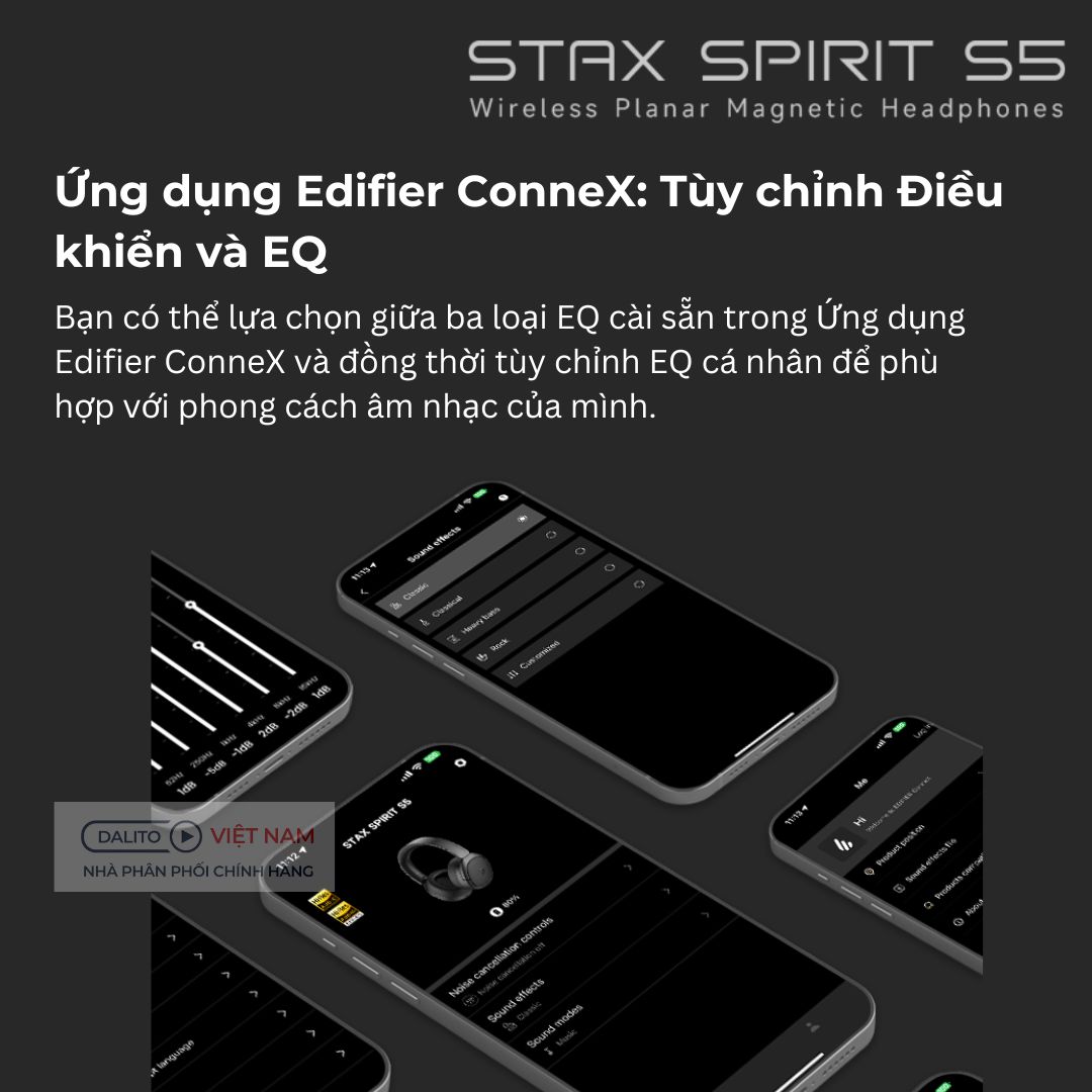 Ứng dụng Edifier ConneX: Tùy chỉnh Điều khiển và EQ