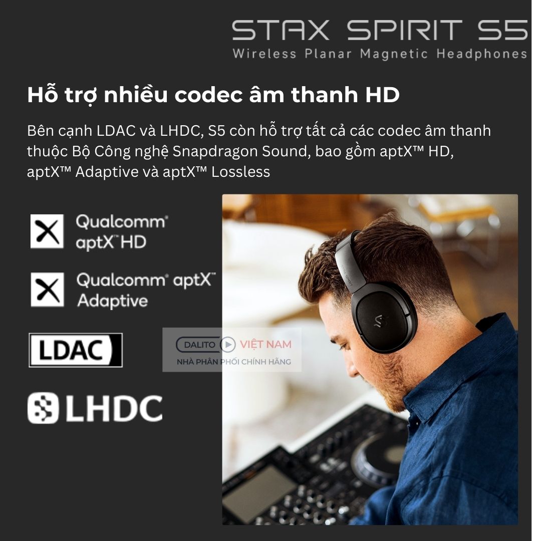 Hỗ trợ nhiều codec âm thanh HD