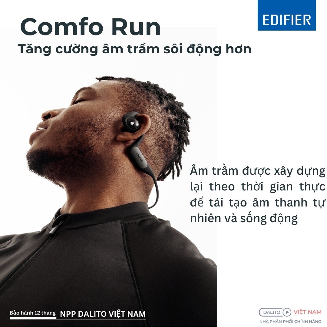 Tai nghe Edifier Comfo Run Bass Boost