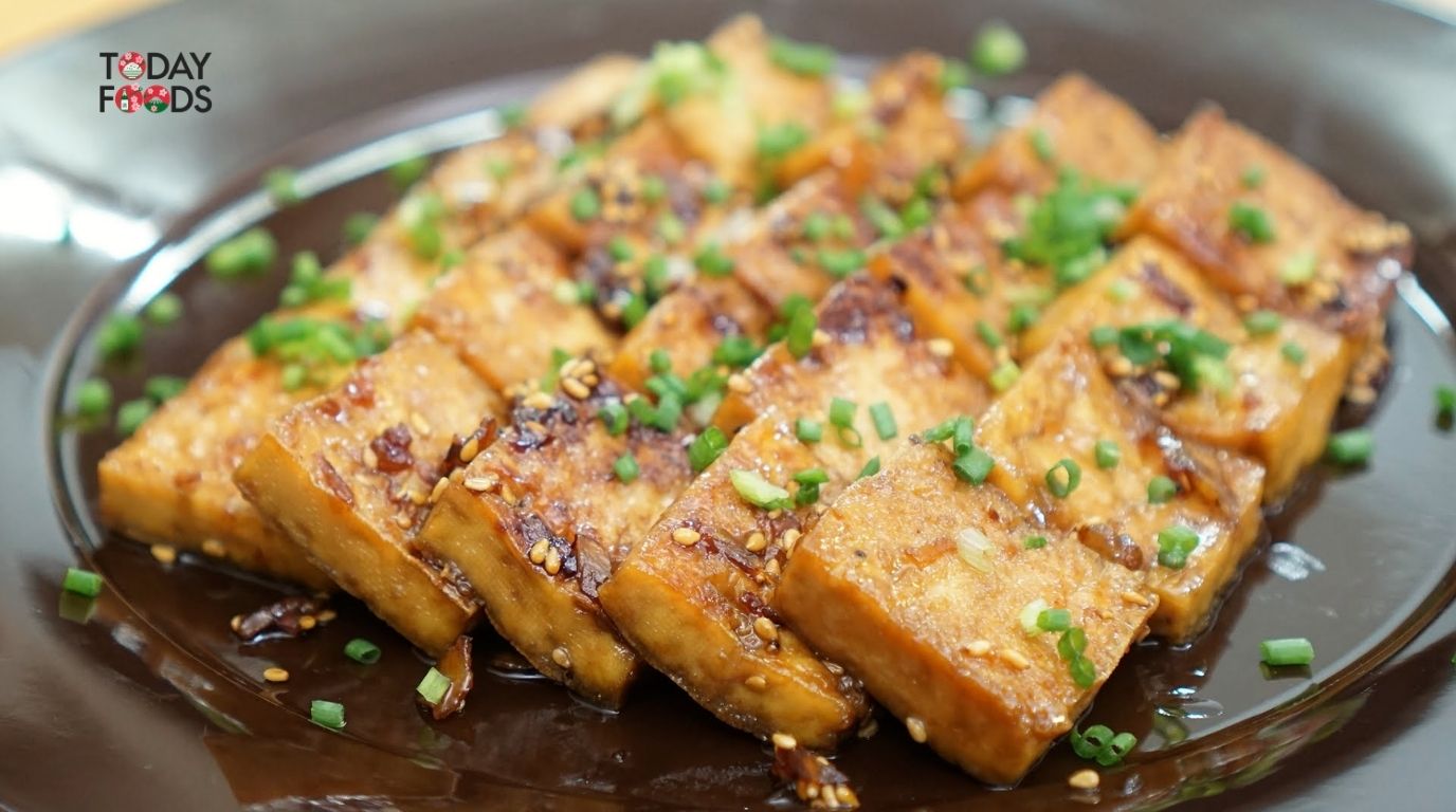 Đậu phụ sốt nước tương Nhật