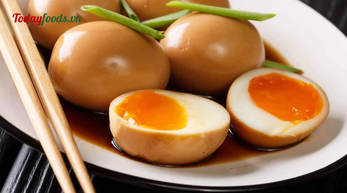 Bước 3: Bóc vỏ và ngâm trứng