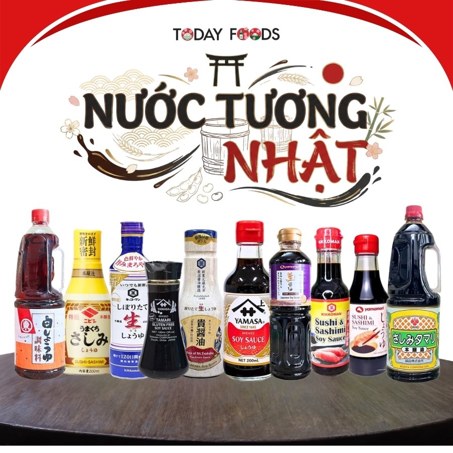 Các loại nước tương Nhật Bản