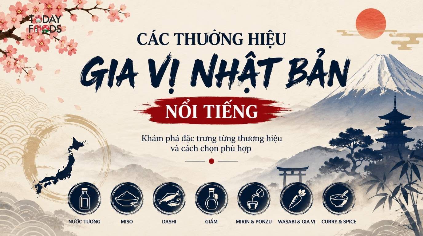 Các Thương Hiệu Gia Vị Nổi Tiếng Nhật Bản