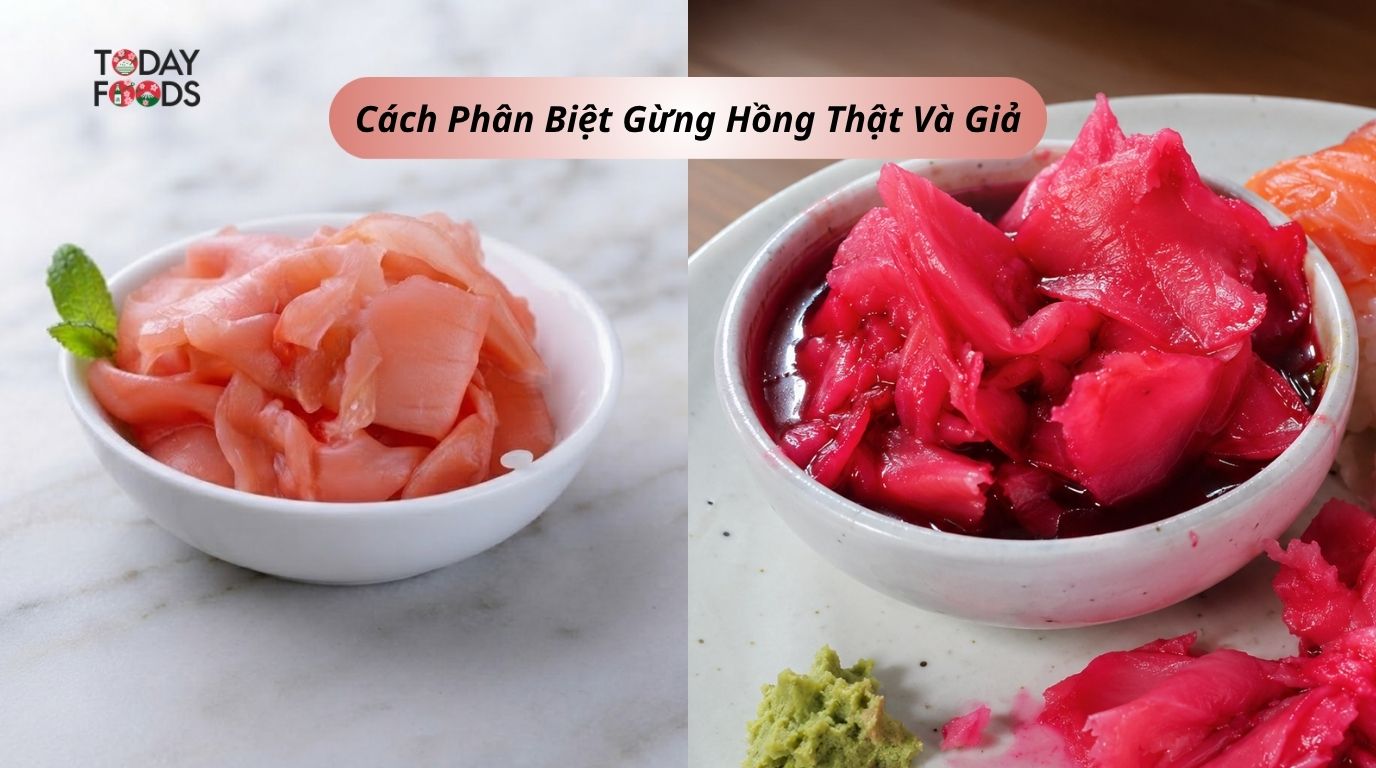 Cách Phân Biệt Gừng Hồng Thật Và Giả
