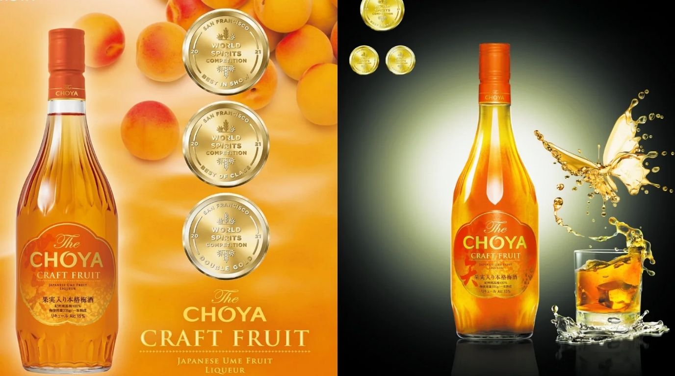 Giải Thưởng Rượu Mơ Choya Fruity 15% 700ml Năm 2021