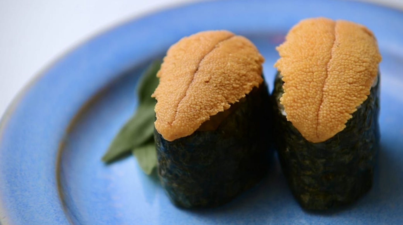 Gợi Ý Món Sushi Uni Cầu Gai Biển Đông Lạnh (Nhum Biển) Hokkaido