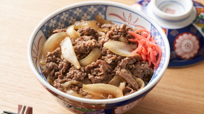 Gyudon cơm bò xào Nhật Bản