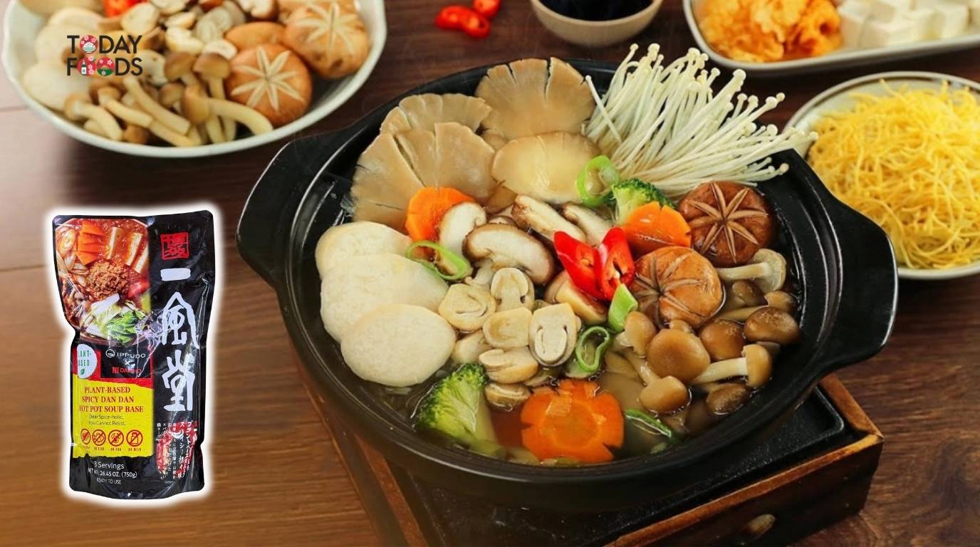 Hình Minh Họa Súp Lẩu Ippudo Thuần Chay Vị Cay Tantan Daisho 750g