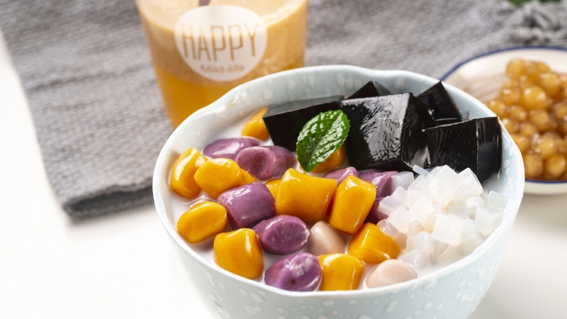 Khoai môn viên là món tráng miệng phổ biến