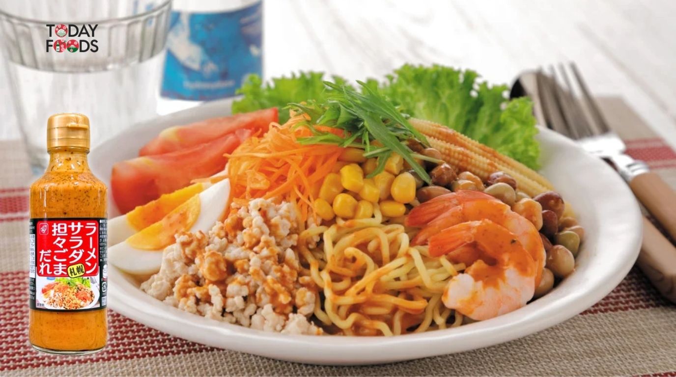 Món ăn dùng với Sốt Salad Mè Vị Cay Bell Foods 220G