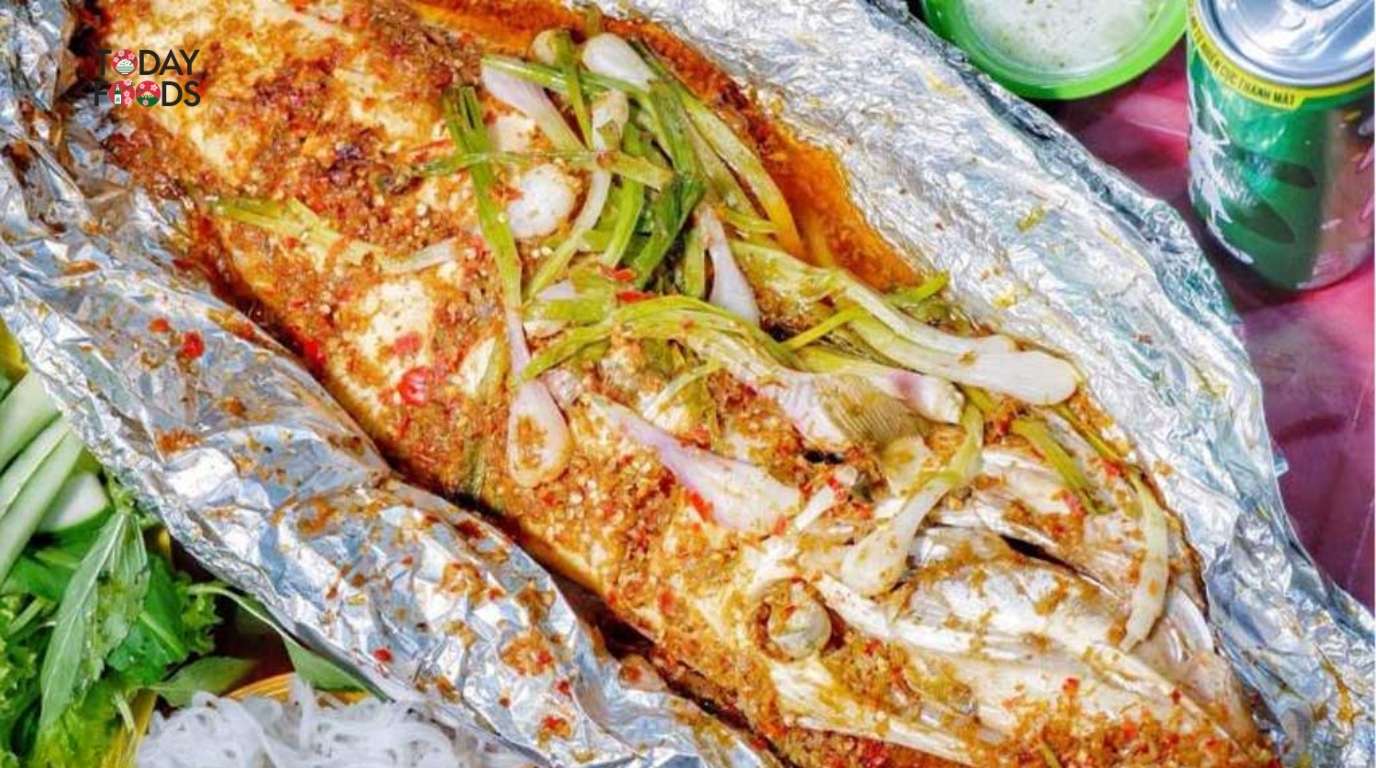 Món cá bò nướng giấy bạc