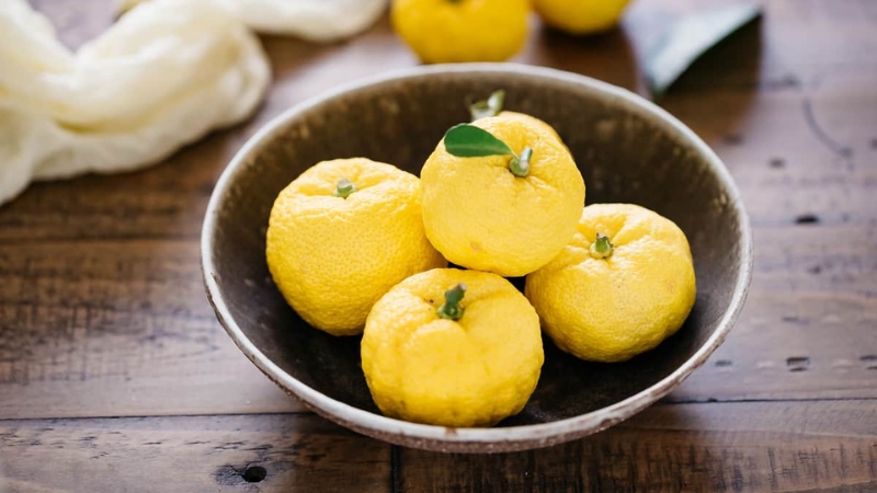 Yuzu một loại quả đặc trưng tại Nhật Bản