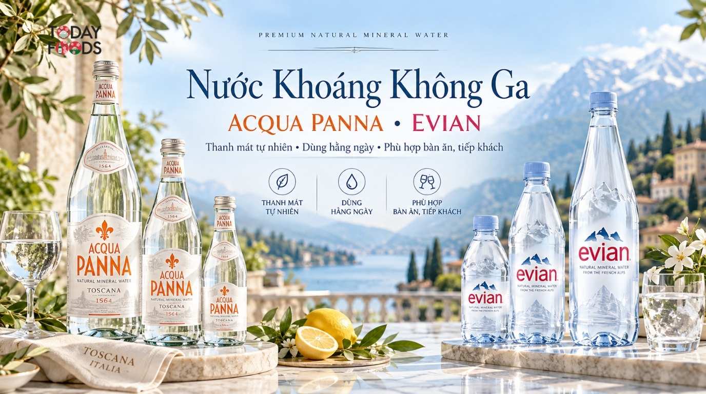 Nước Khoáng Không Ga Nhập Khẩu