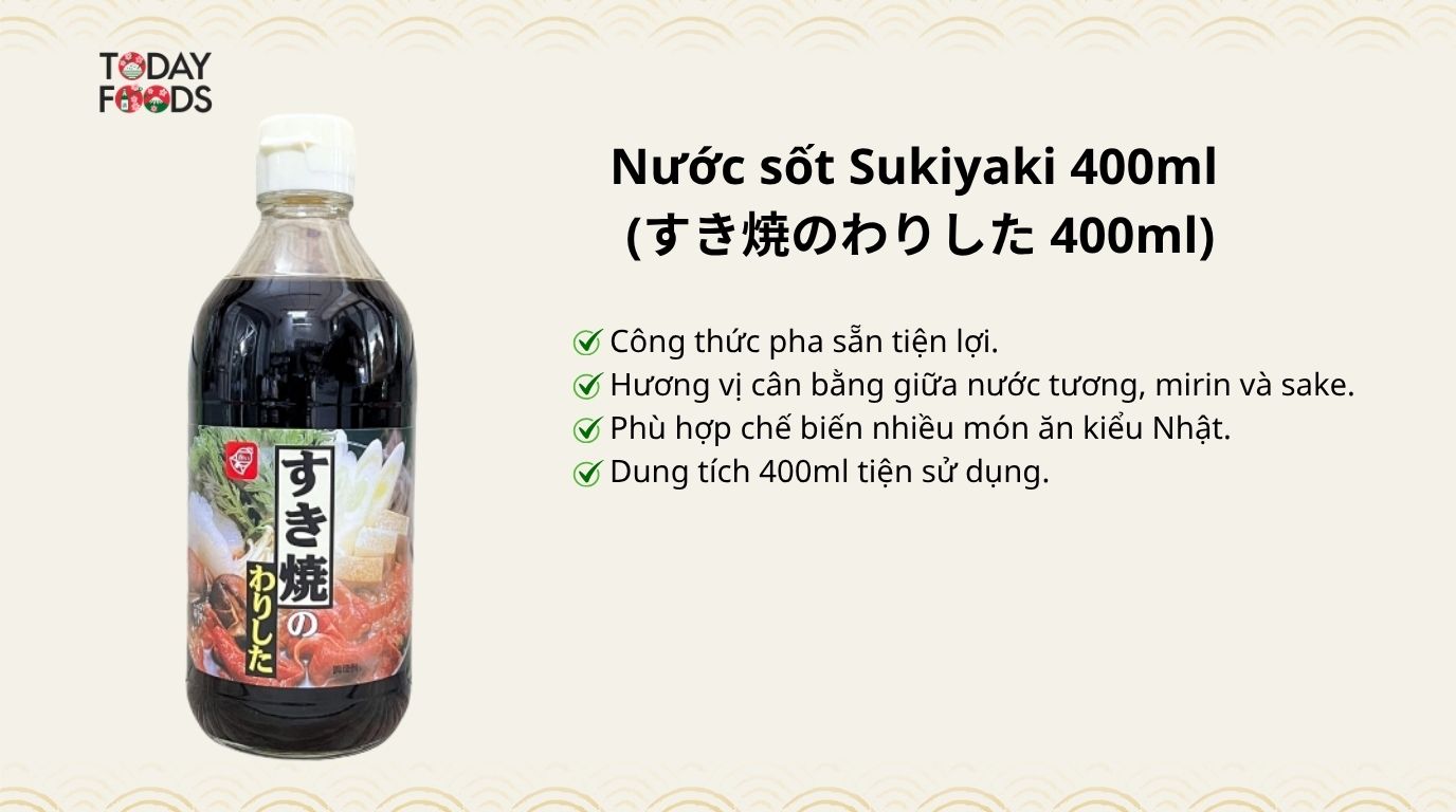 Đánh giá Nước sốt Sukiyaki 400ml