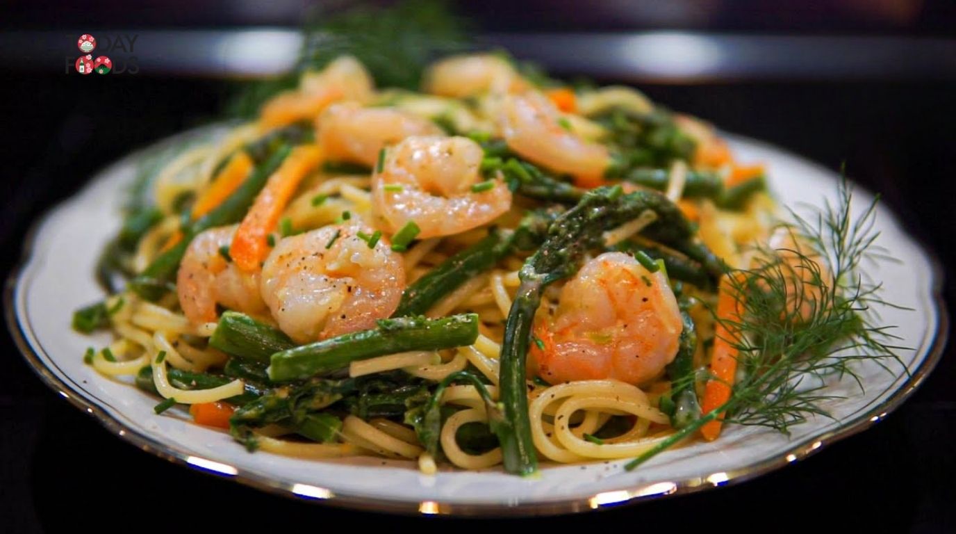Pasta Măng Tây, Nấm Và Dầu Ô Liu Nấm Truffle