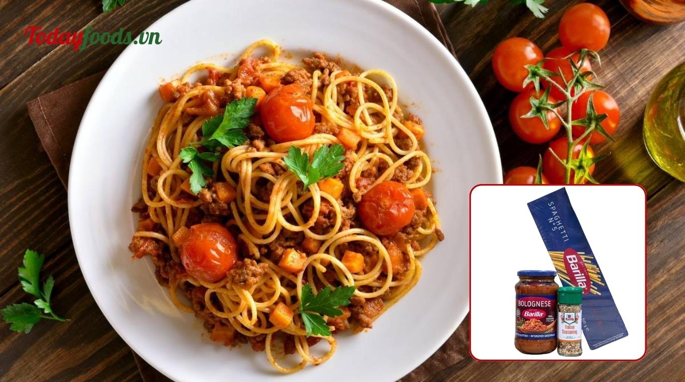Review Combo Mì Ý Spaghetti Barilla BOLOGNESE