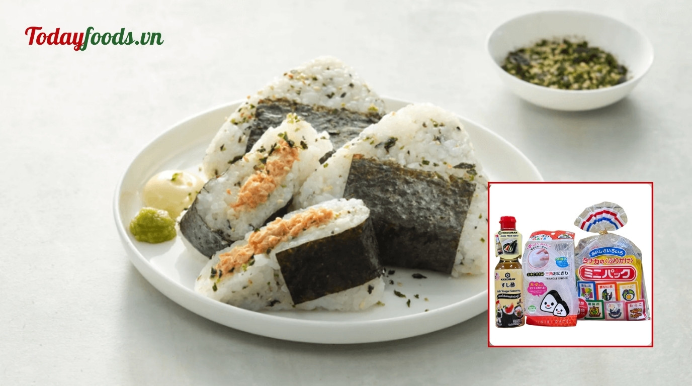 Review Combo Nguyên Liệu Làm Cơm Nắm Nhật 3 Món