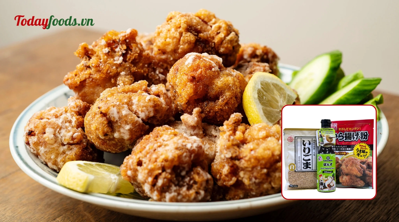 Review Combo Nguyên Liệu Làm Gà Karaage Okumoto 120G