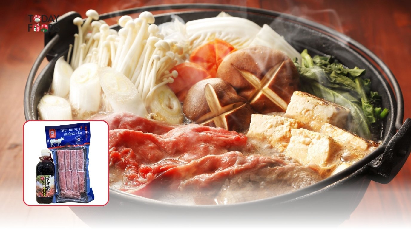Review Combo Nguyên Liệu Lẩu Sukiyaki Nhật Bản 2 Món (Sốt sukiyaki + Bò nhúng lẩu Fuji)