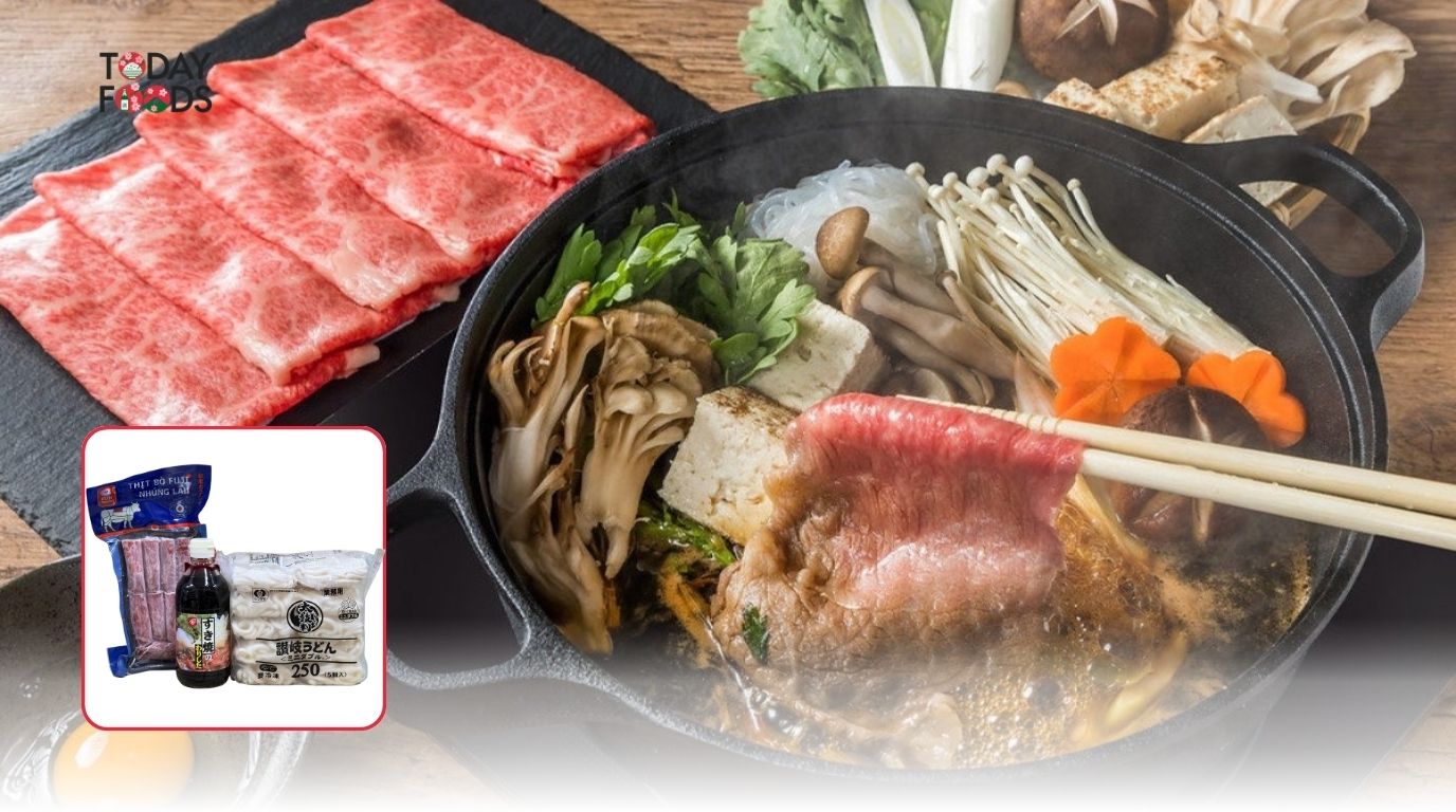 Review Combo Nguyên Liệu Lẩu Sukiyaki Nhật Bản 3 Món