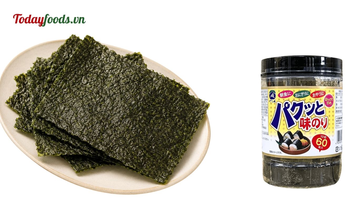 Review Rong Biển Ăn Liền Tẩm Vị Pakutto Nori Nhật Bản Lọ 60 Miếng