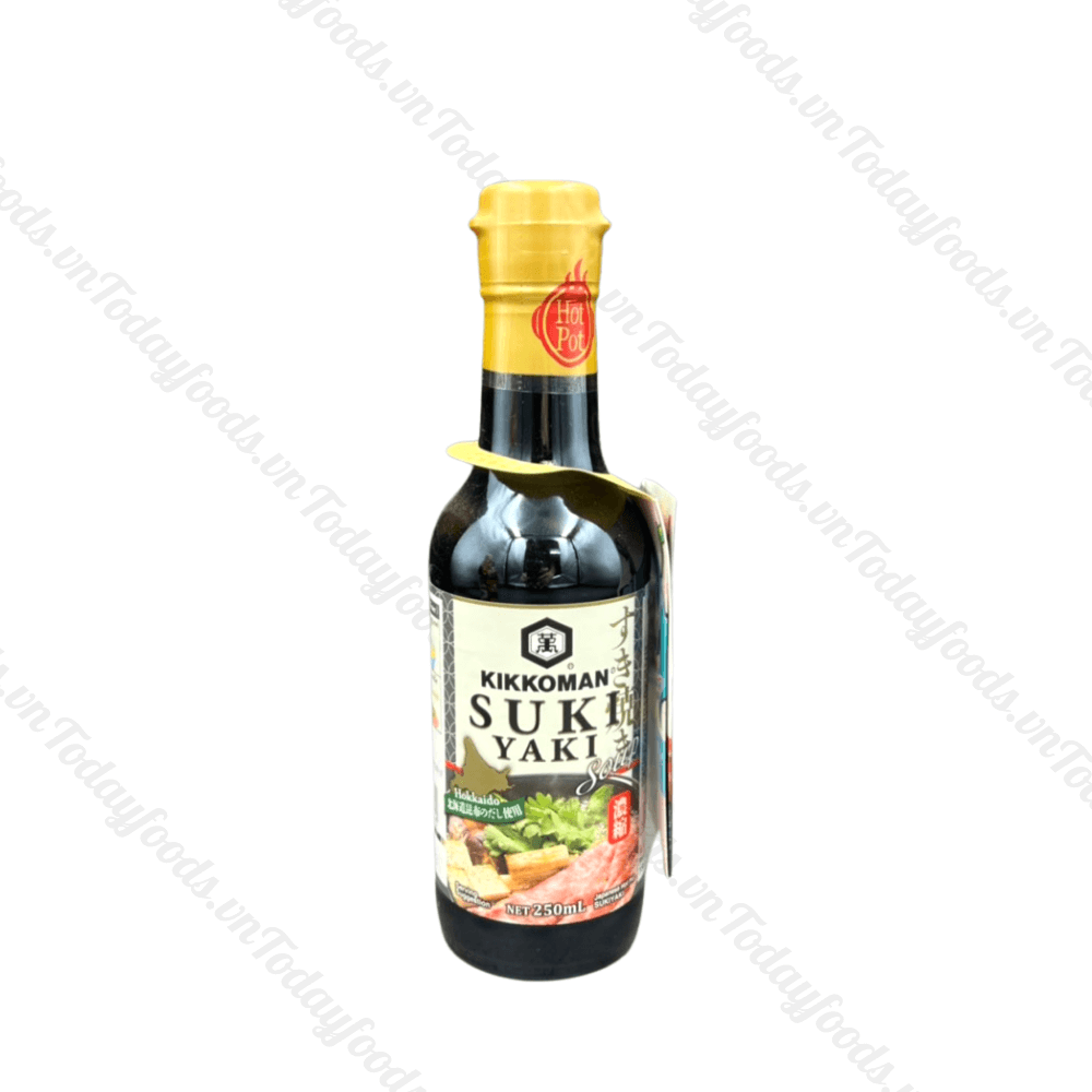 Sốt lẩu Sukiyaki Kikkoman mang đậm hương vị đặc trưng của ẩm thực Nhật Bản