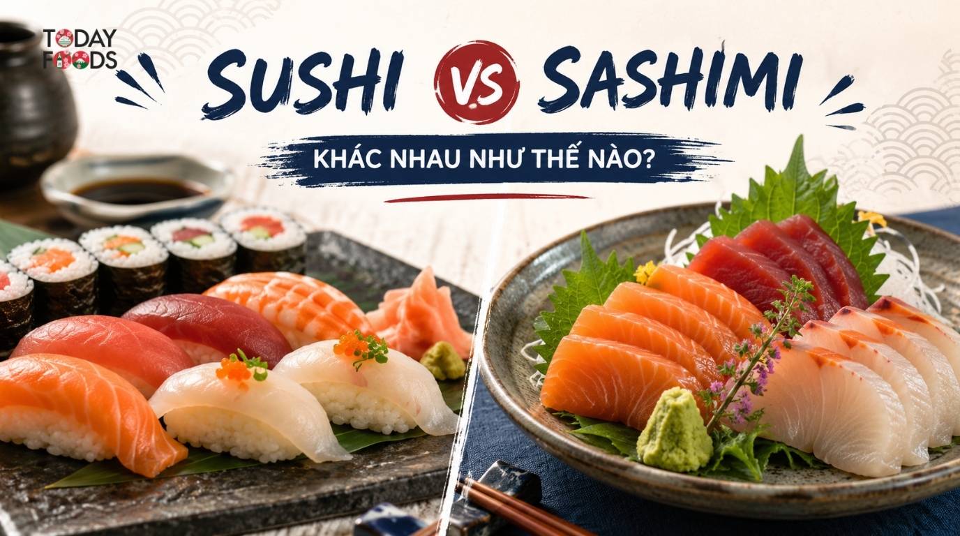 Sushi Và Sashimi Khác Nhau Như Thế Nào