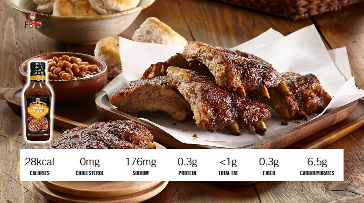 Thông Tin Dinh Dưỡng Sốt BBQ Vị Khói McCormick Vintage Smokehouse 500G