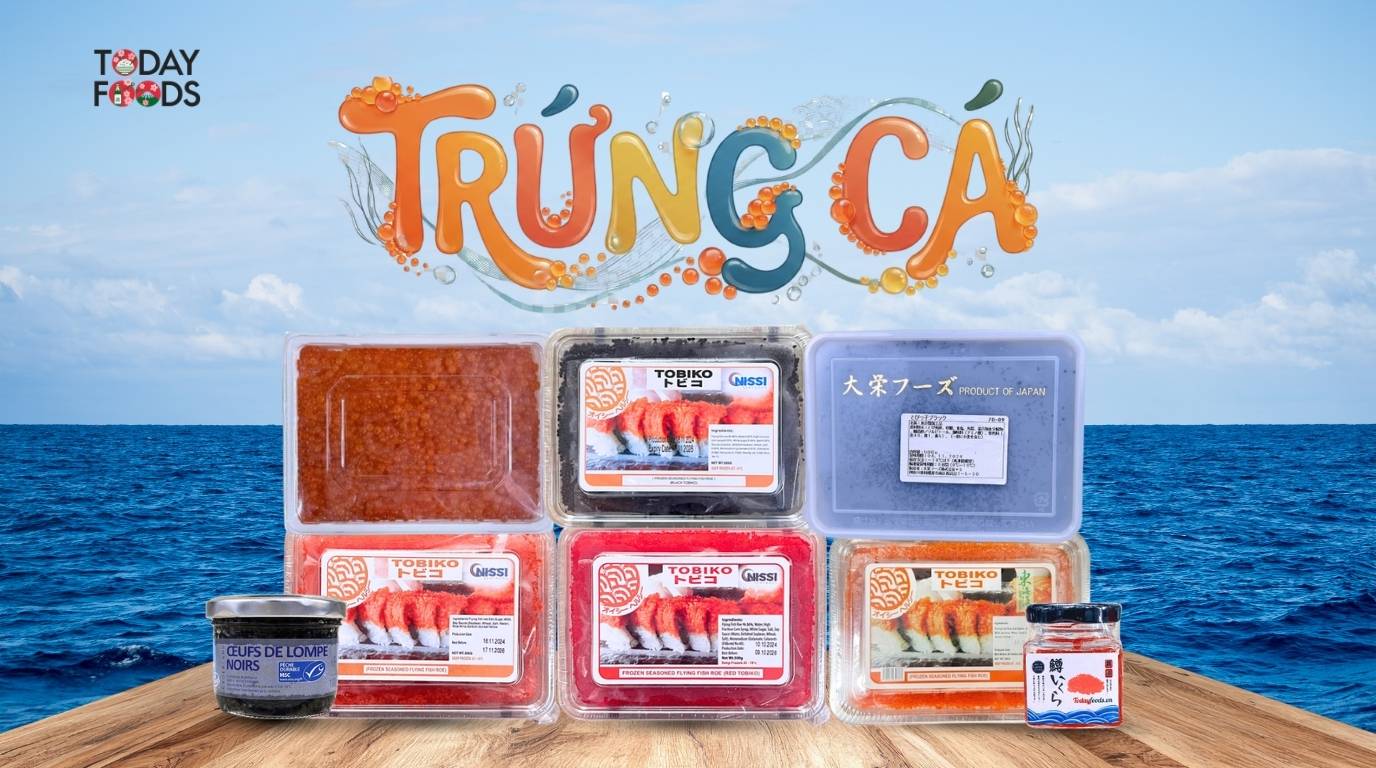 Trứng cá tại TodayFoods