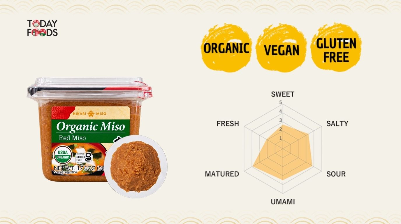 Ưu Điểm Tương Miso Đỏ Hữu Cơ Hikari Miso 500G