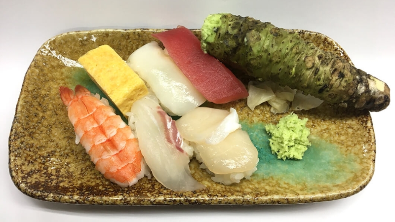 Wasabi thường ăn cùng Sushi, Sashimi