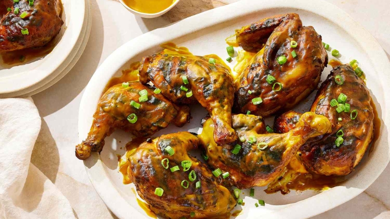 Mù tạt vàng thường ăn chung với các món nướng