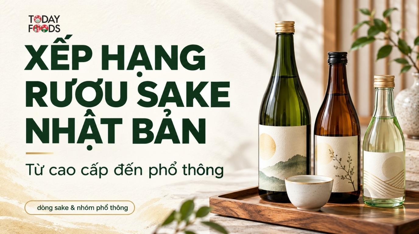 Xếp Hạng Các Loại Rượu Sake Nhật Bản Từ Cao Cấp - Phổ Thông