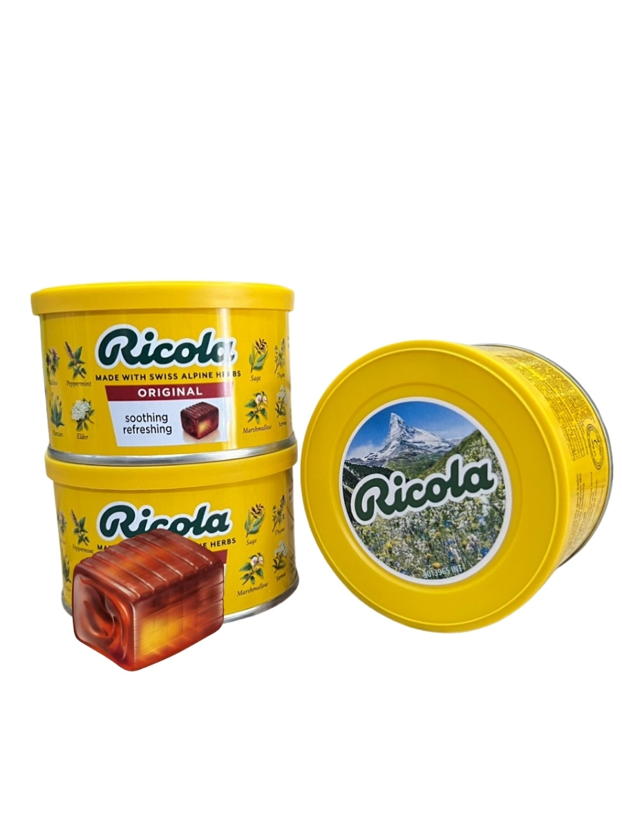 Review Kẹo Ngậm thảo mộc Ricola Original Hộp Thiếc 100G