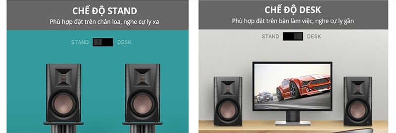 2 chế độ nghe trên hivi swan d300