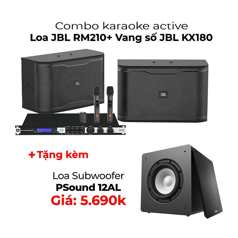 Combo Loa JBL RM210+ Vang số JBL KX180 mua ở đâu