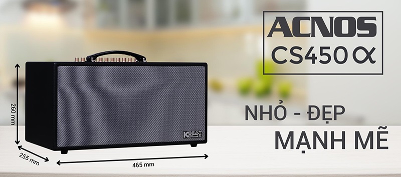 Thiết kế loa Acnos CS450 Alpha