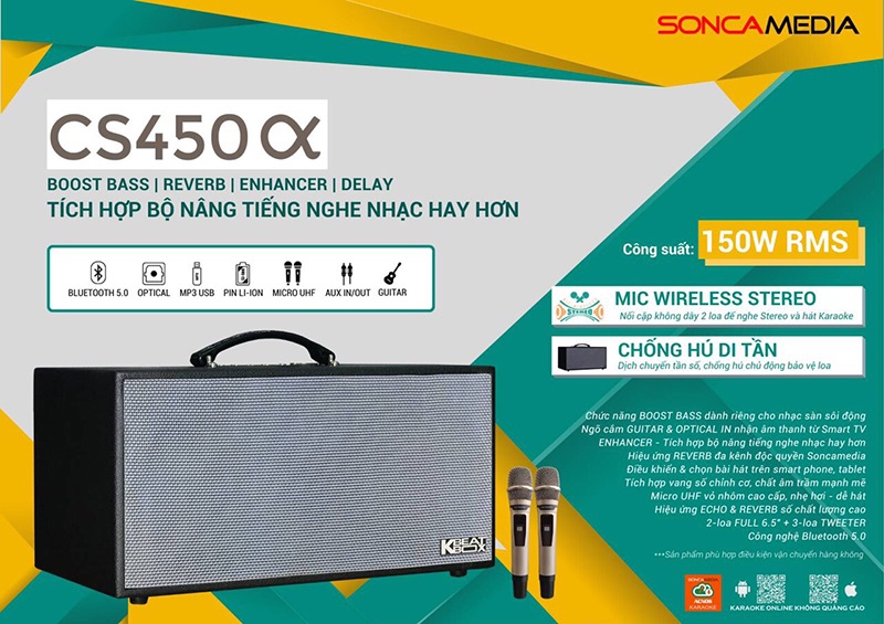 Loa Acnos CS450 Alpha chính hãng