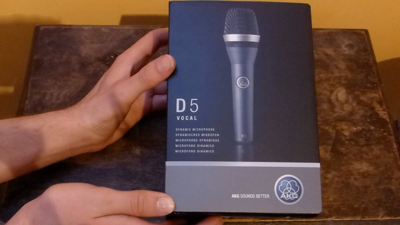 Micro AKG D5 Single mở hộp