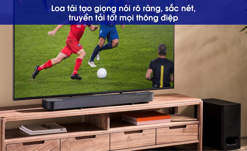 âm thanh giọng nói rõ nét khi xem truyền hình