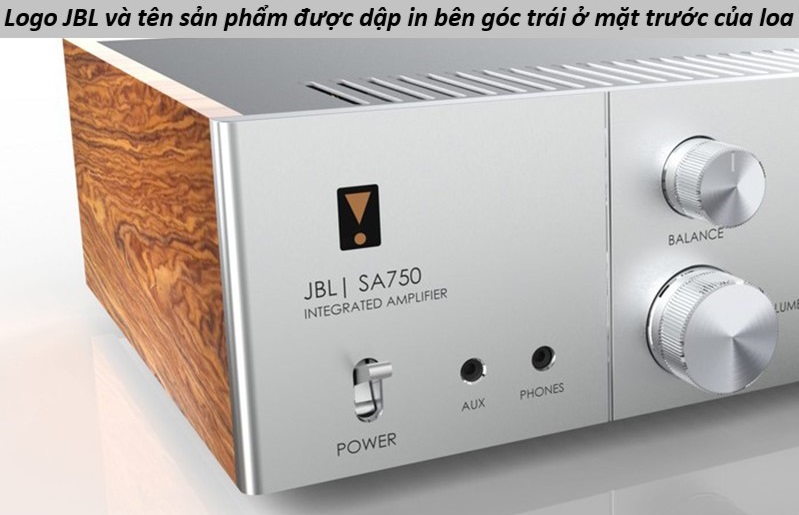 Amply JBL SA750 giao diện trực quan