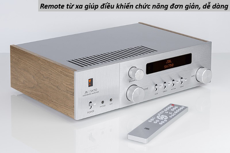 Amply JBL SA750 hỗ trợ điều khiển từ xa