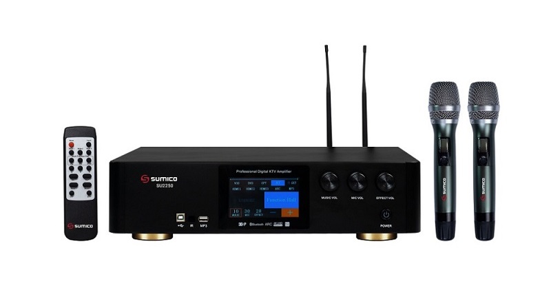 amply karaoke sumico su2250 với thiết kế sang trọng