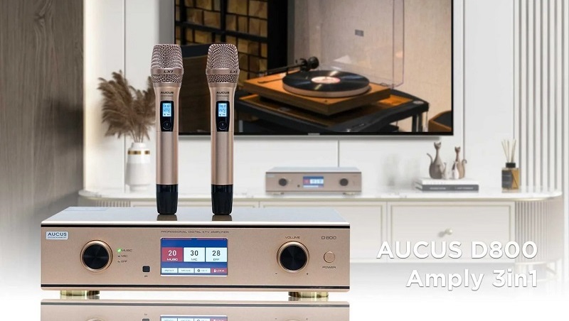 amply karaoke aucus d800