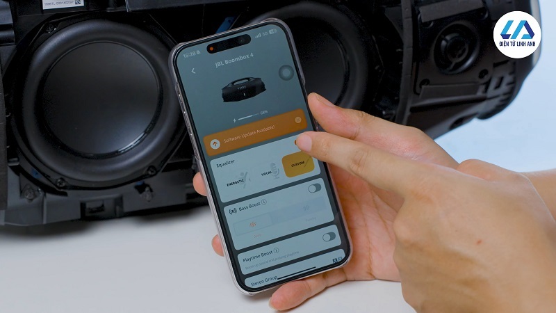 app jbl portable trên boombox 4