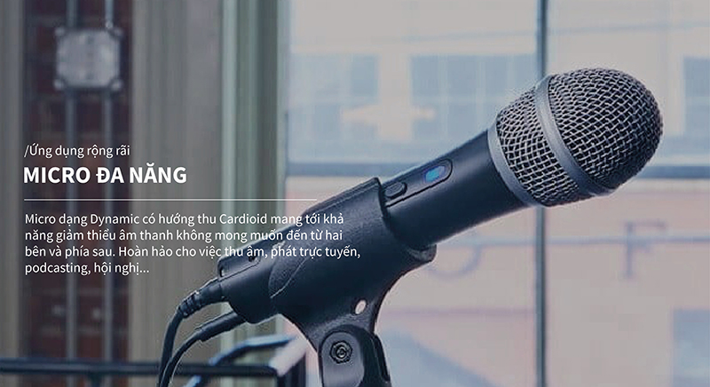 Micro Audio Technica ATR2100X USB - micro định hướng chuyên dùng thu âm và hát live